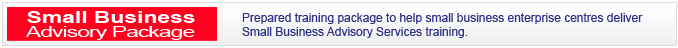 Small Business Advisory Package Menu